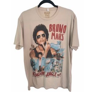 Bruno Mars Tour shirt moonshine jungle large